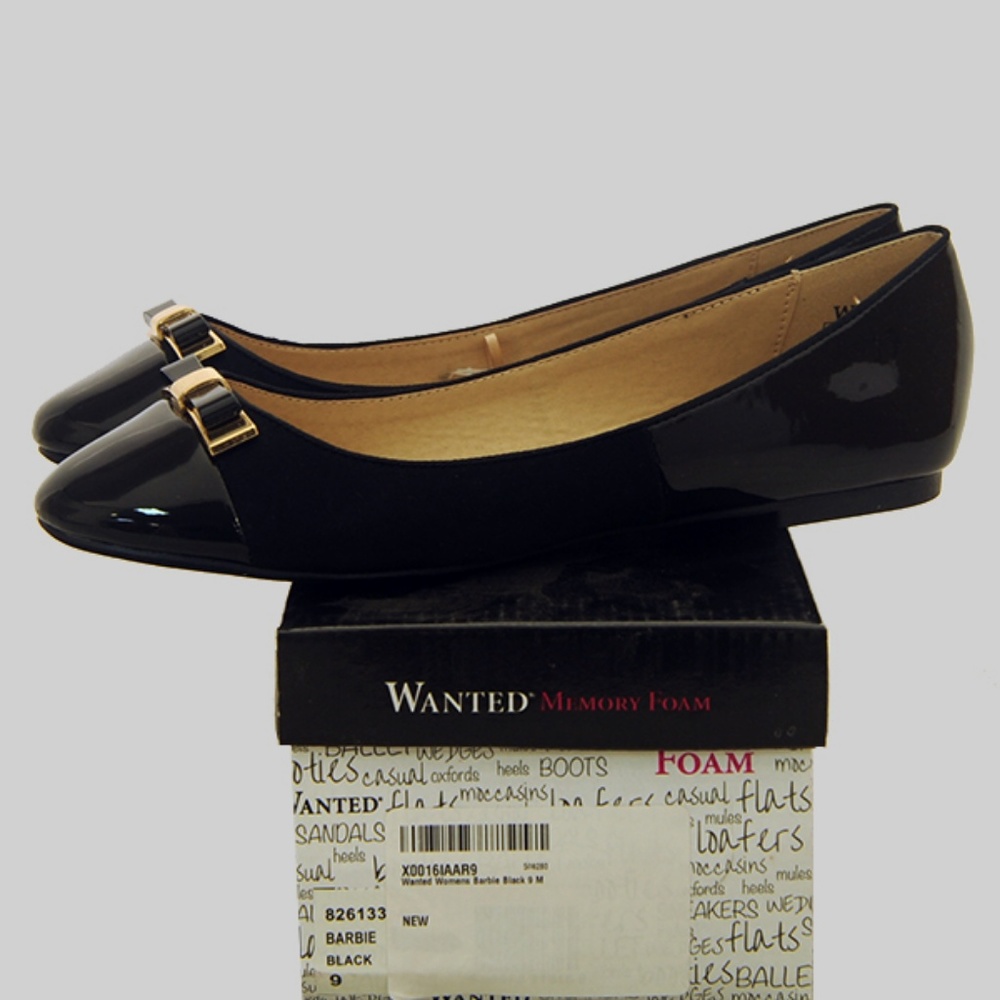 Wanted Barbie Black Flat - Picture 2 of 6